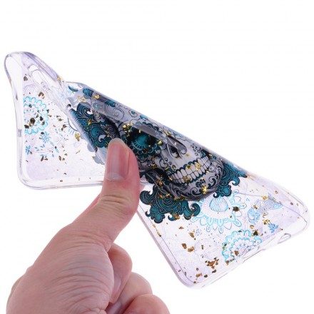 Skal För Samsung Galaxy A50 Blå Skalle