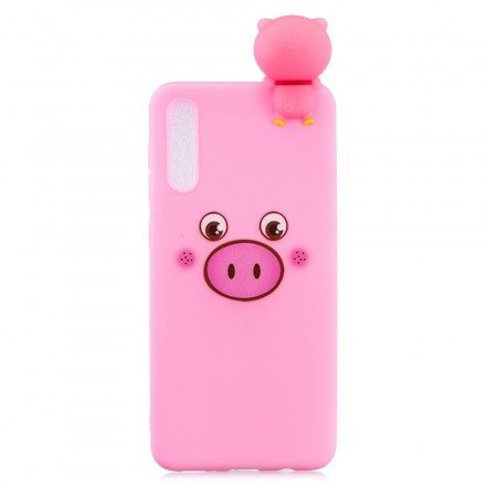 Skal För Samsung Galaxy A50 Funny Pig 3d