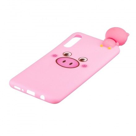 Skal För Samsung Galaxy A50 Funny Pig 3d