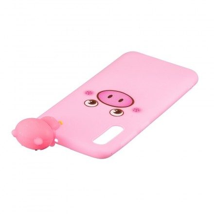 Skal För Samsung Galaxy A50 Funny Pig 3d