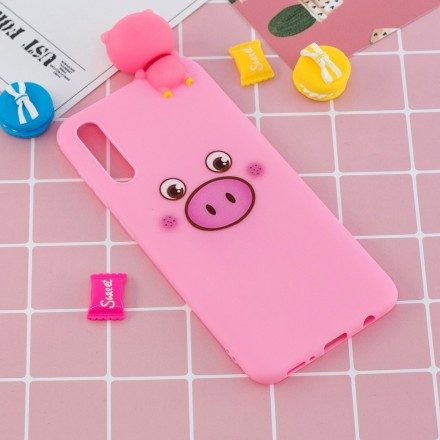 Skal För Samsung Galaxy A50 Funny Pig 3d