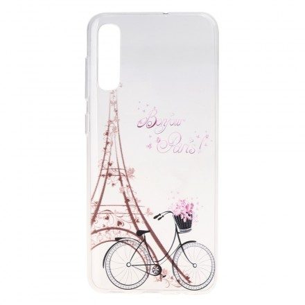 Skal För Samsung Galaxy A50 Transparent Bonjour Paris