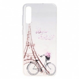 Skal För Samsung Galaxy A50 Transparent Bonjour Paris