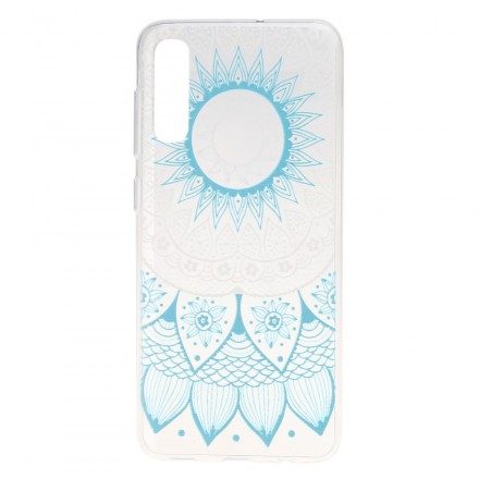 Skal För Samsung Galaxy A50 Transparent Färgad Mandala