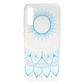 Skal För Samsung Galaxy A50 Transparent Färgad Mandala