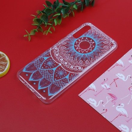 Skal För Samsung Galaxy A50 Transparent Färgad Mandala