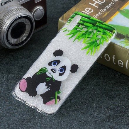 Skal För Samsung Galaxy A50 Transparent Panda Ät