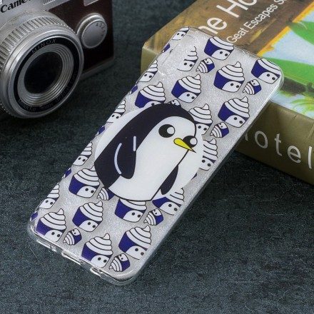 Skal För Samsung Galaxy A50 Transparenta Pingviner