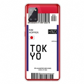 Skal För Samsung Galaxy A51 Boardingkort Till Tokyo