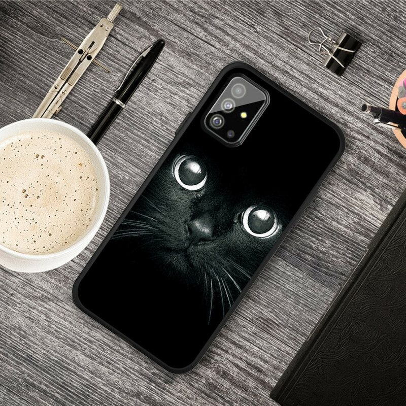Skal För Samsung Galaxy A51 Cat Eyes