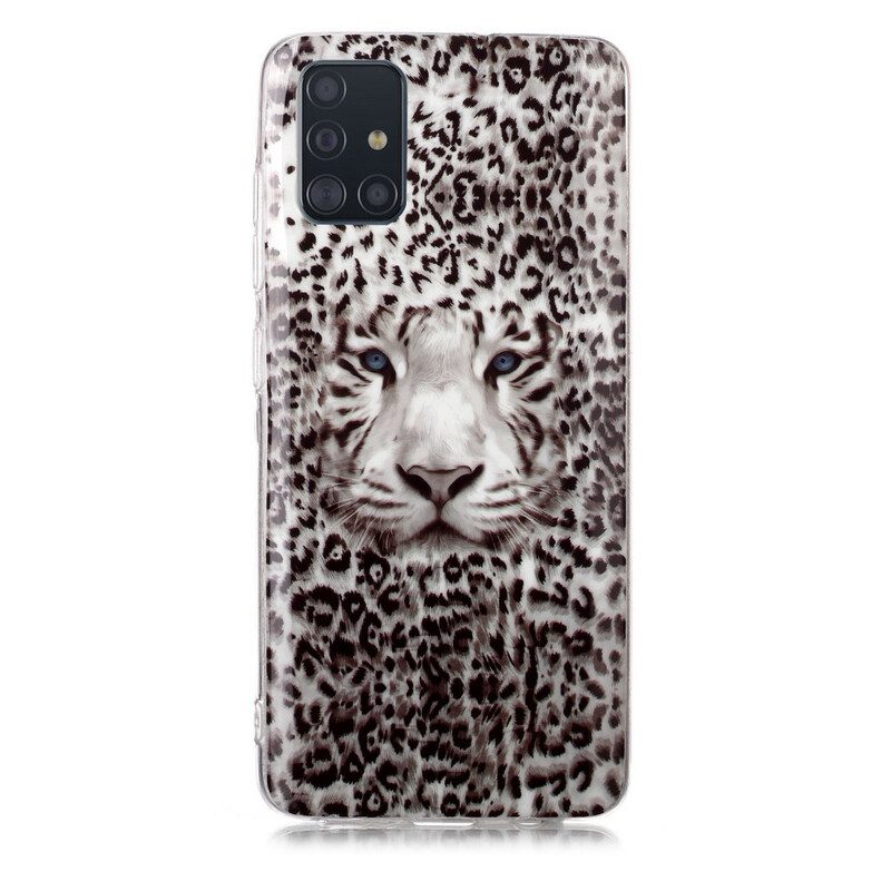 Skal För Samsung Galaxy A51 Fluorescerande Leopard