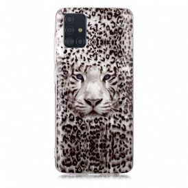 Skal För Samsung Galaxy A51 Fluorescerande Leopard