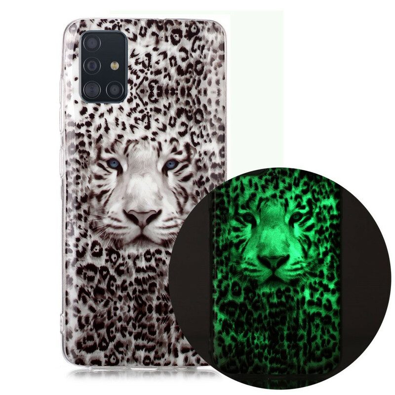 Skal För Samsung Galaxy A51 Fluorescerande Leopard