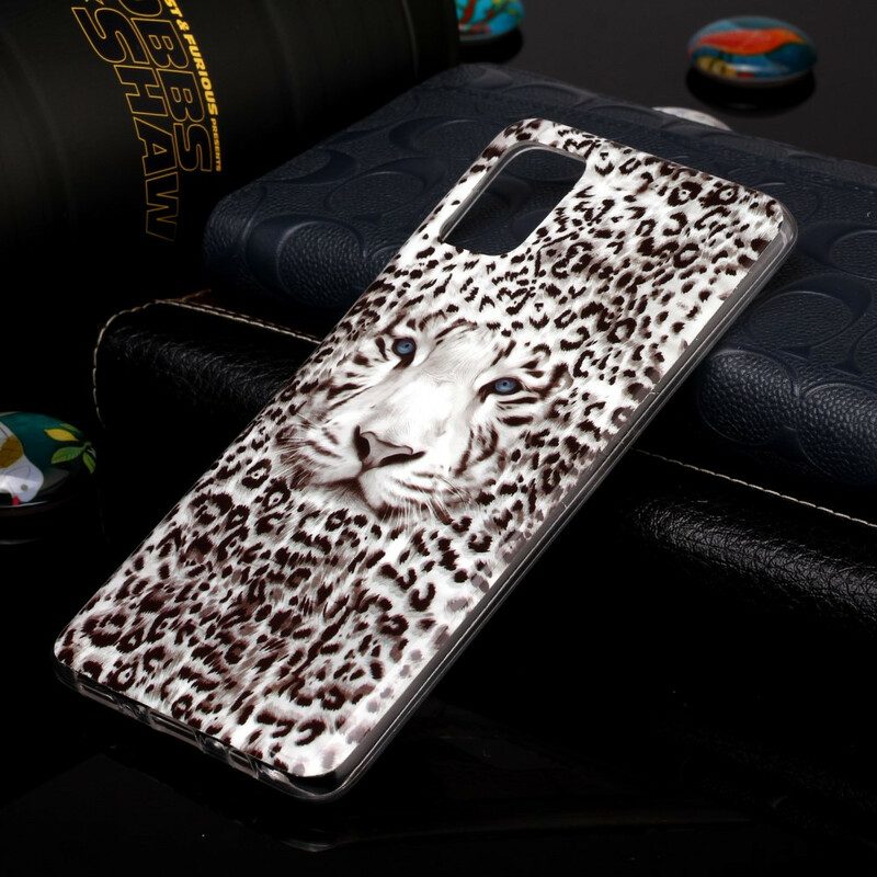 Skal För Samsung Galaxy A51 Fluorescerande Leopard