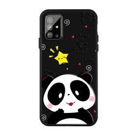 Skal För Samsung Galaxy A51 Panda Star