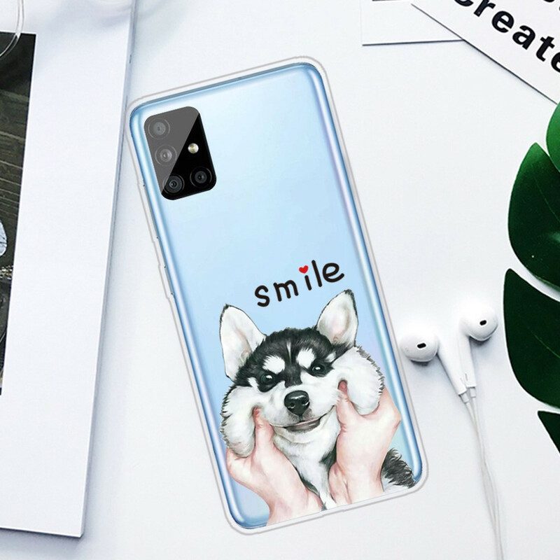 Skal För Samsung Galaxy A51 Smile Dog