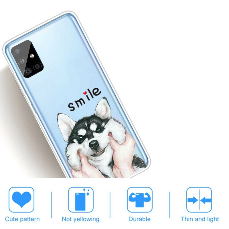 Skal För Samsung Galaxy A51 Smile Dog