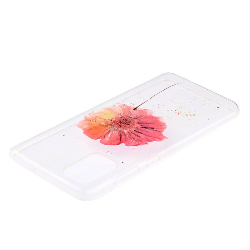 Skal För Samsung Galaxy A51 Sömlöst Blommönster I Akvarell