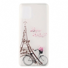 Skal För Samsung Galaxy A51 Transparent Bonjour Paris