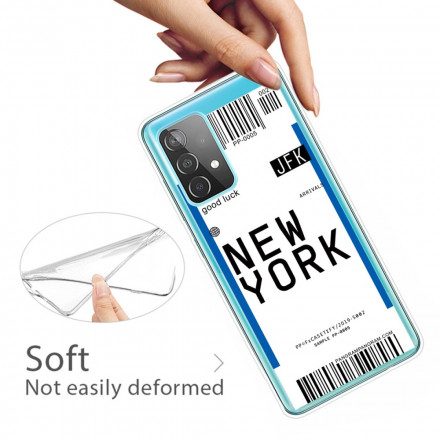 Skal För Samsung Galaxy A52 4G / A52 5G / A52s 5G Boardingkort Till New York