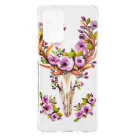 Skal För Samsung Galaxy A52 4G / A52 5G / A52s 5G Fluorescerande Majestic Stag