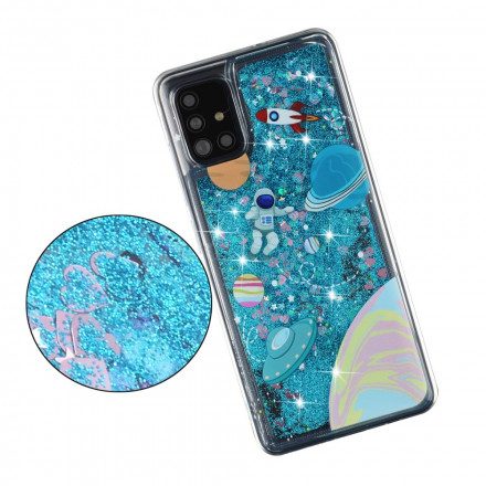 Skal För Samsung Galaxy A52 4G / A52 5G / A52s 5G Glitterutrymme