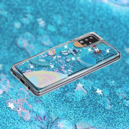 Skal För Samsung Galaxy A52 4G / A52 5G / A52s 5G Glitterutrymme