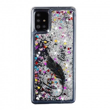 Skal För Samsung Galaxy A52 4G / A52 5G / A52s 5G Liv & Kärlek Glitter