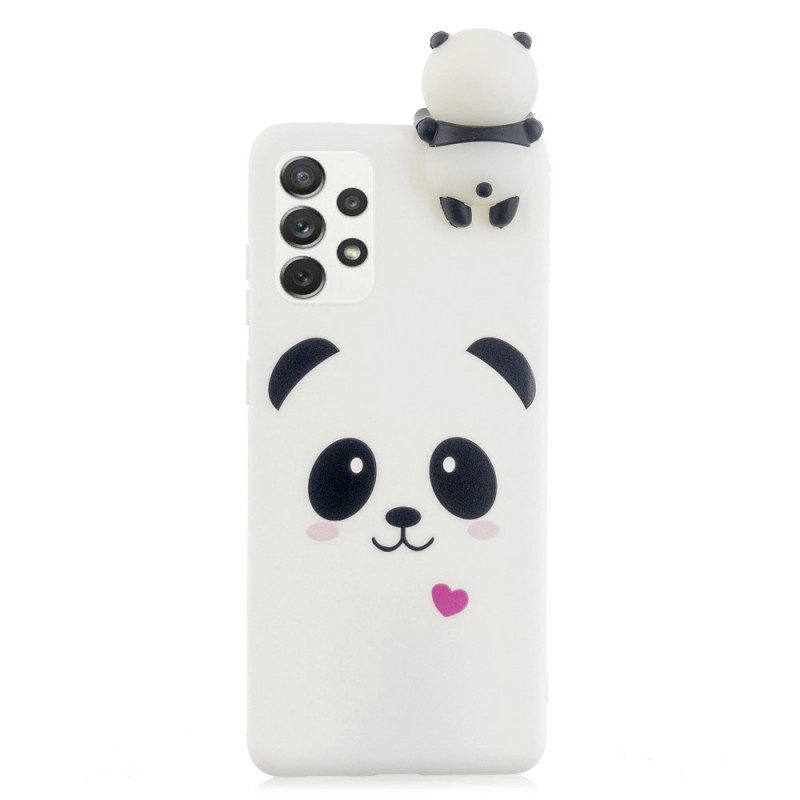 Skal För Samsung Galaxy A53 5G Älskar Panda 3d