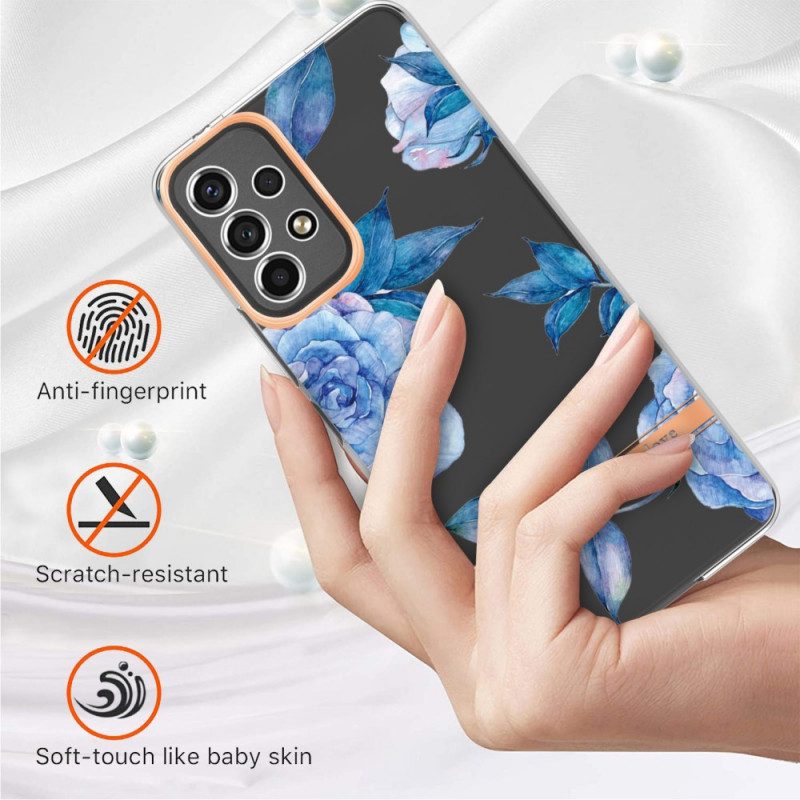 Skal För Samsung Galaxy A53 5G Blomtransparent