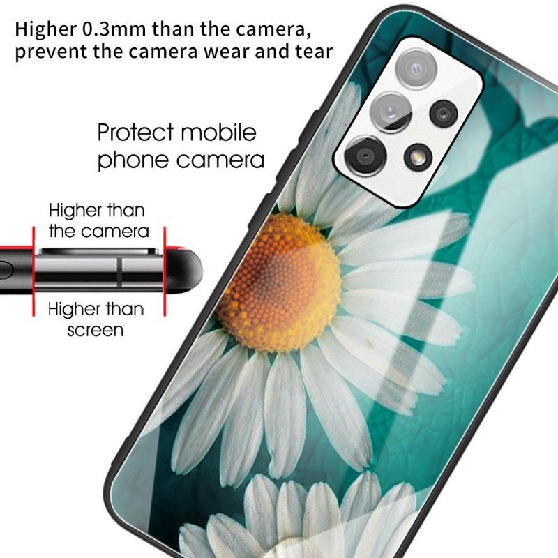 Skal För Samsung Galaxy A53 5G Daisy Härdat Glas