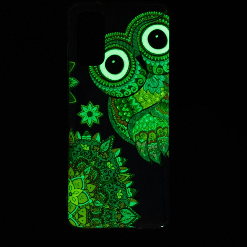 Skal För Samsung Galaxy A53 5G Fluorescerande Mandalauggla