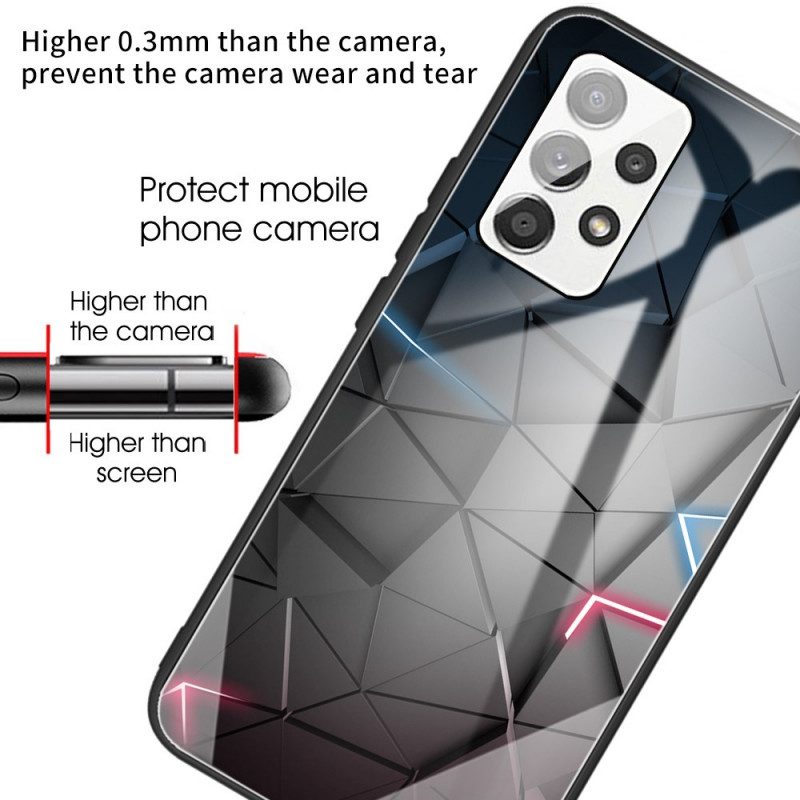 Skal För Samsung Galaxy A53 5G Härdat Glasgeometri