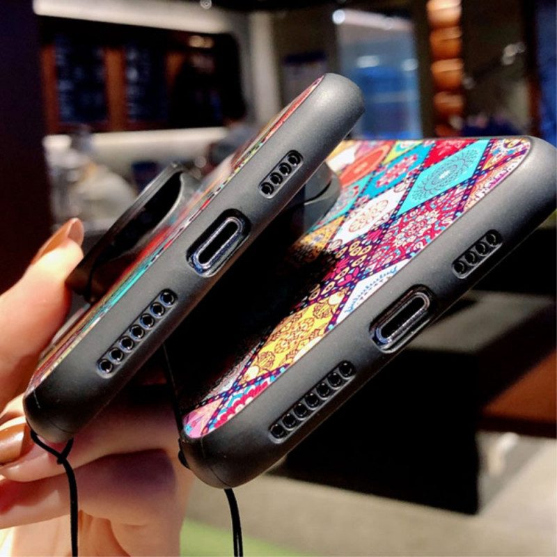 Skal För Samsung Galaxy A53 5G Magnetisk Patchworkhållare