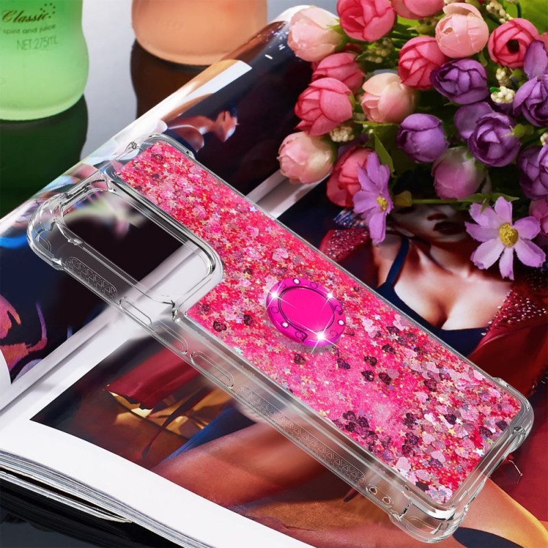 Skal För Samsung Galaxy A53 5G Paljetter Med Ringstöd