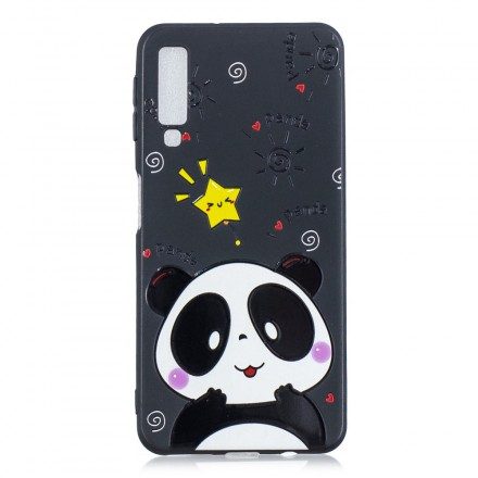 Skal För Samsung Galaxy A7 Panda Star