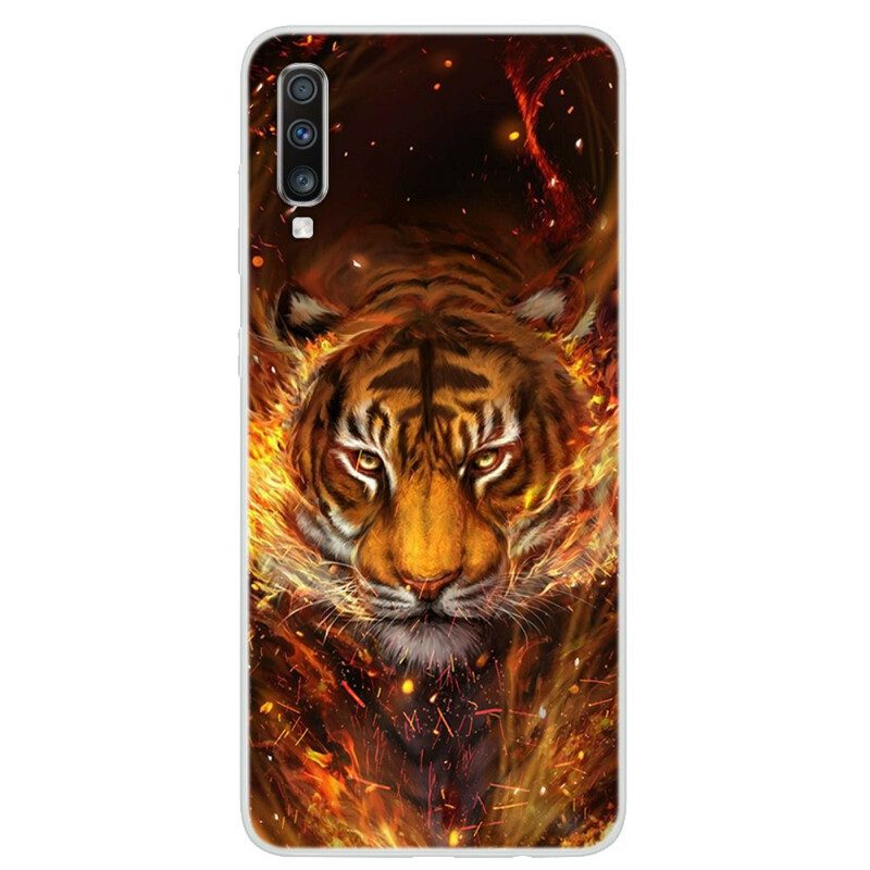 Skal För Samsung Galaxy A70 Brandtiger