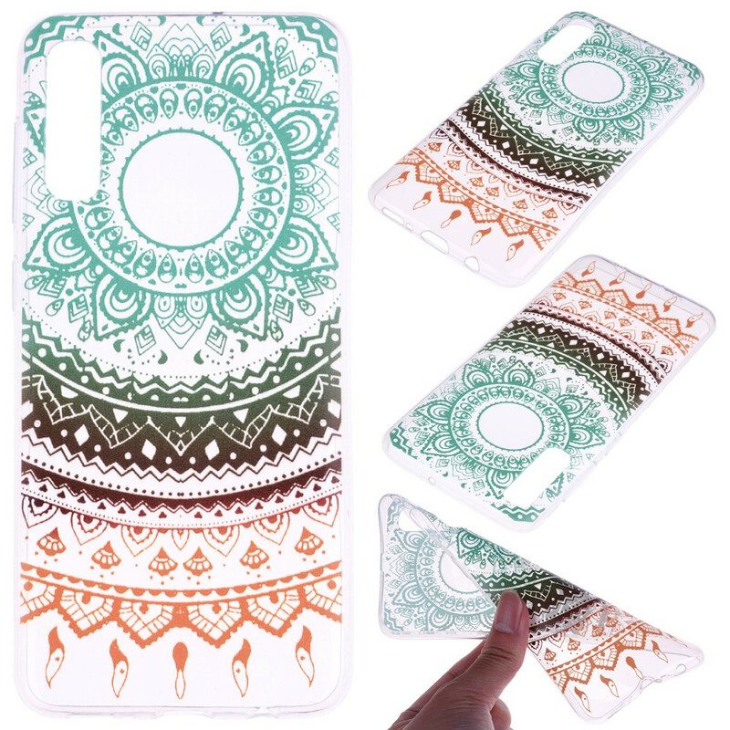 Skal För Samsung Galaxy A70 Vintagefärgad Mandala Sömlös