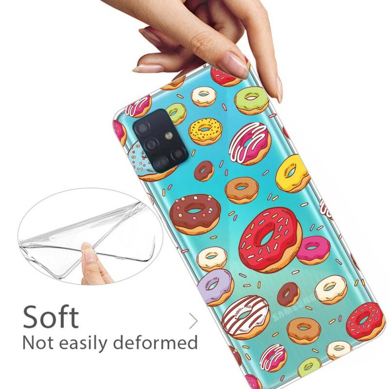 Skal För Samsung Galaxy A71 Älskar Donuts