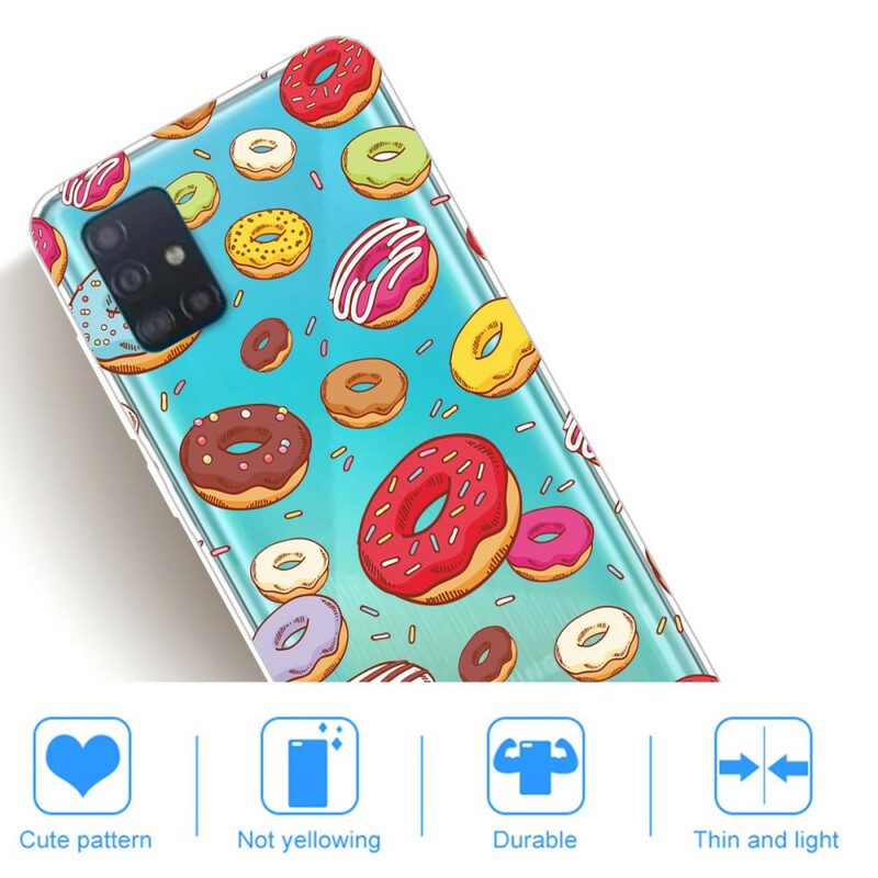 Skal För Samsung Galaxy A71 Älskar Donuts