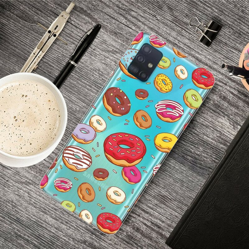 Skal För Samsung Galaxy A71 Älskar Donuts