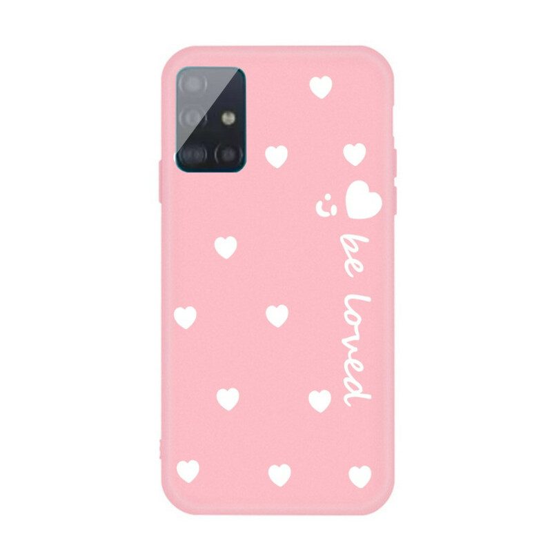 Skal För Samsung Galaxy A71 Be Loved Heart Silikon