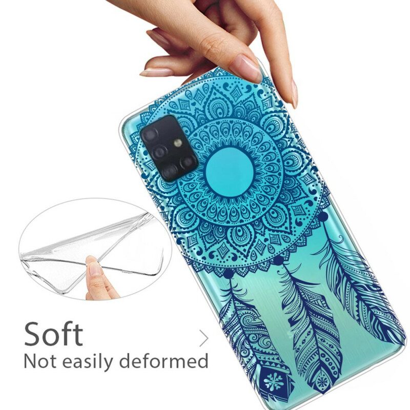 Skal För Samsung Galaxy A71 Enkelblommig Mandala