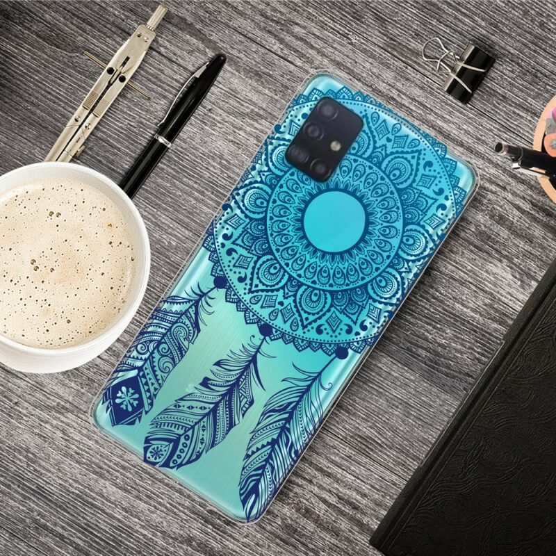 Skal För Samsung Galaxy A71 Enkelblommig Mandala