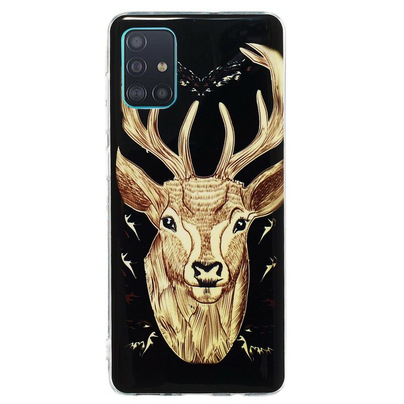 Skal För Samsung Galaxy A71 Fluorescerande Majestic Stag