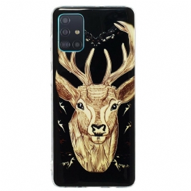 Skal För Samsung Galaxy A71 Fluorescerande Majestic Stag