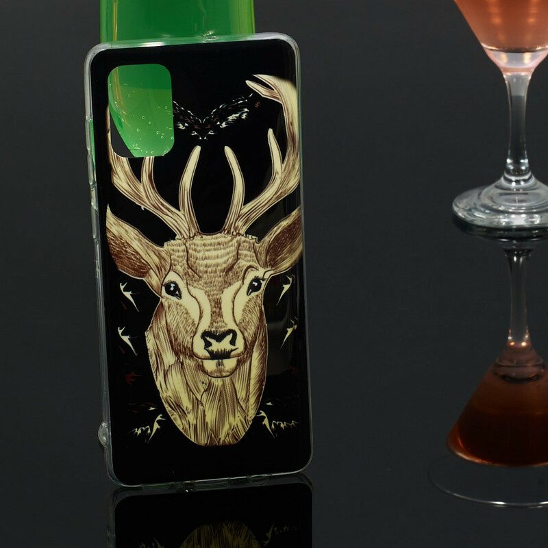 Skal För Samsung Galaxy A71 Fluorescerande Majestic Stag