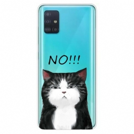 Skal För Samsung Galaxy A71 Katten Som Säger Nej