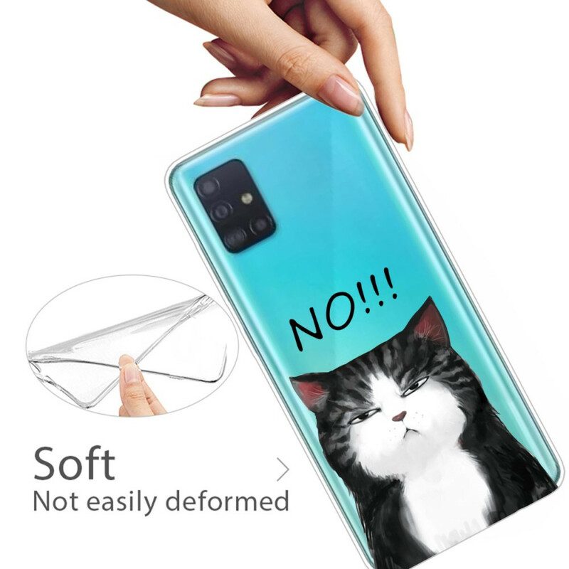 Skal För Samsung Galaxy A71 Katten Som Säger Nej