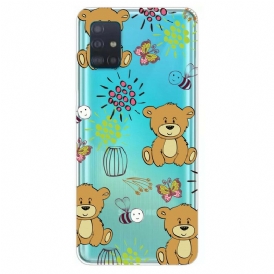 Skal För Samsung Galaxy A71 Teddy Bears Top